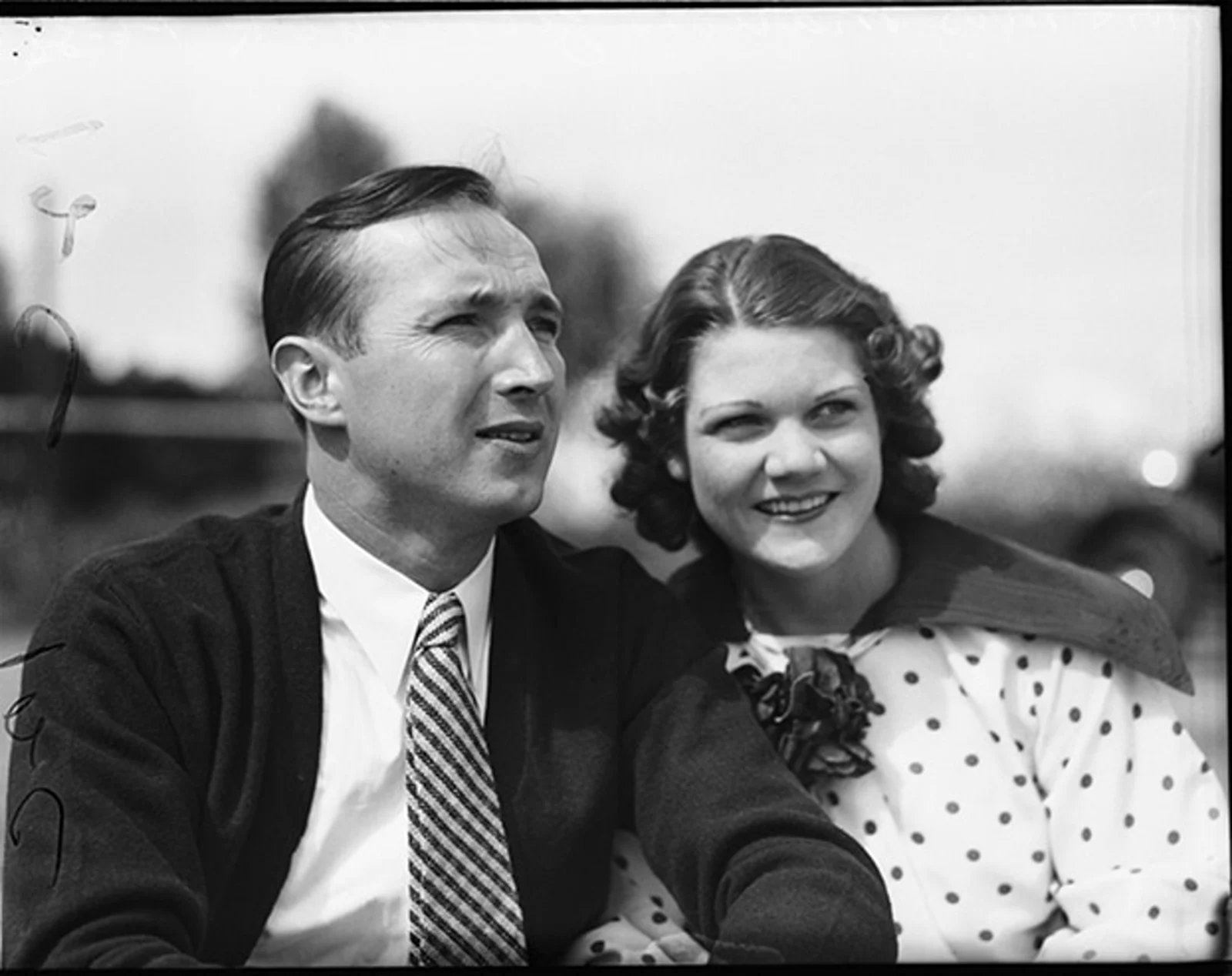 Marion A. Zioncheck with his wife Rubye Louise Nix, full frame